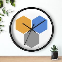 SimDex Logo Hexagons Only | Wall Clock