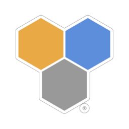 SimDex Logo Hexagons Only | Kiss-Cut Sticker