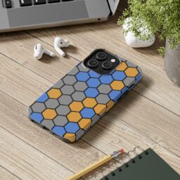 SimDex Logo Hexagons Pattern | Tough Phone Case